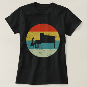 Pianoretro vintage silhouette 70s t shirt
