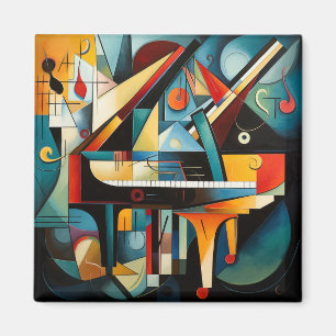 Pianos moderna konstmagnet magnet