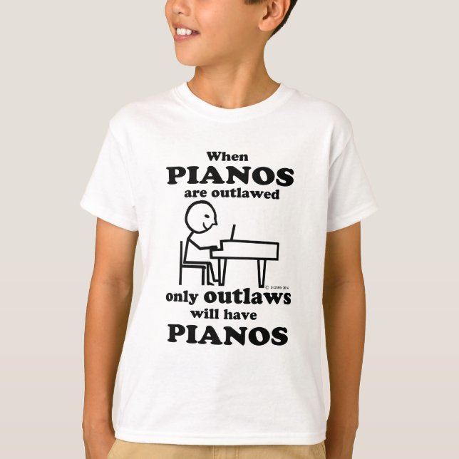 Pianos Outlawed Tröja (Framsida)