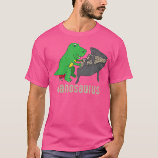 Pianosaurus Piano Shirt Dinosaur Percussion Music T