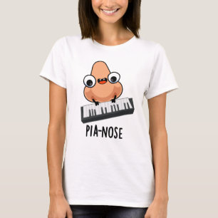 Pianose Funny Piano Nose Pun T Shirt