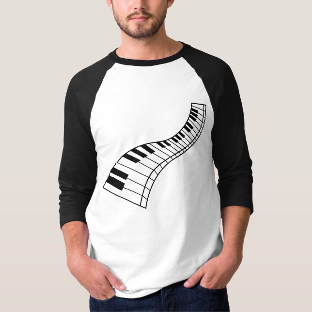 Pianoskjorta T Shirt (Framsida)