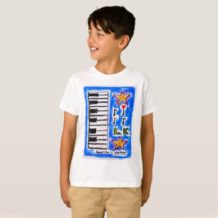 "Pianoskjortan" för pojkar av Neil Myers Tee Shirt