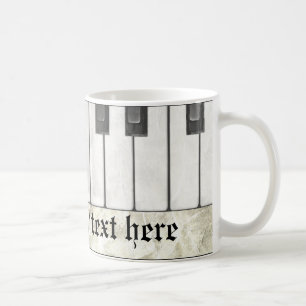 Pianospelare eller läraremugg kaffemugg