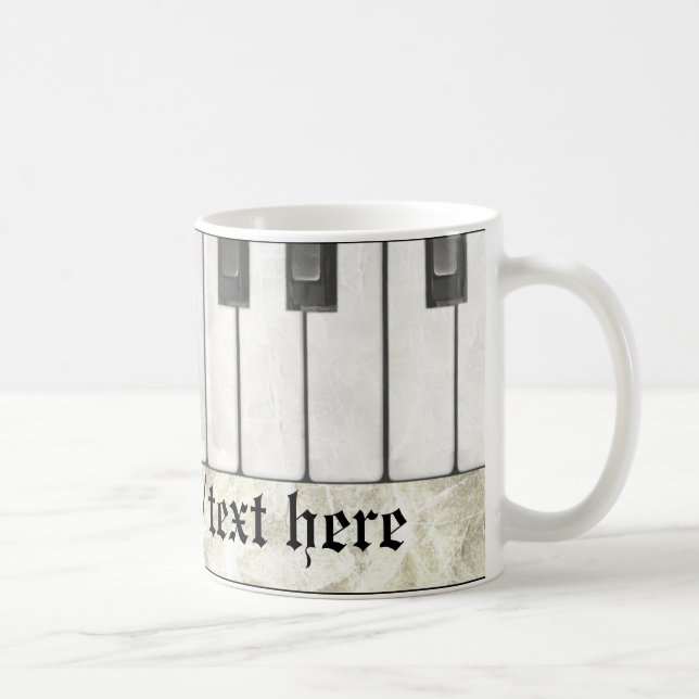 Pianospelare eller läraremugg kaffemugg (Höger)