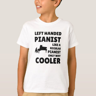 Pianospelare med Lämnat handikapp Lämnat-hanter T Shirt
