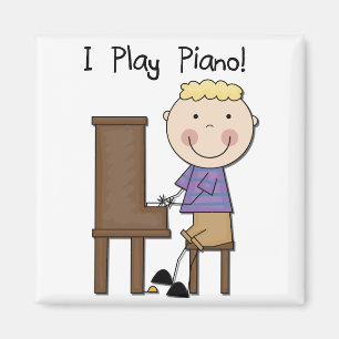 PianospelareTshirts och gåvor Magnet