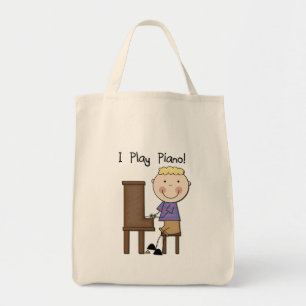 PianospelareTshirts och gåvor Tygkasse