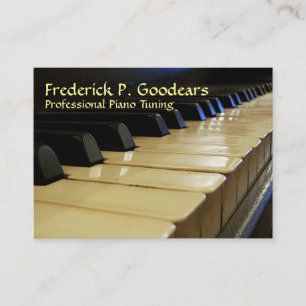 Pianostämmarevisitkort Visitkort