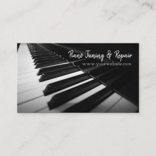 Pianostämning & Reparation Musiklärare Företag Visitkort