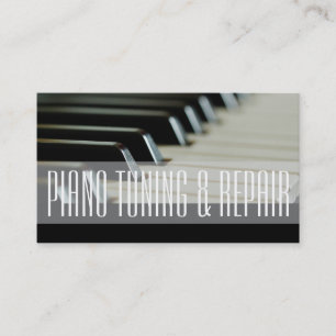 Pianostämning & reparation Musiklärare Företag Visitkort