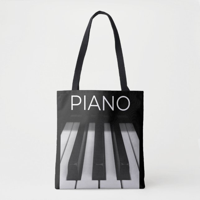 Pianot hänger lös, pianonyckeltotot tygkasse (Framsida)