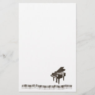 Pianot noterar brevpapper