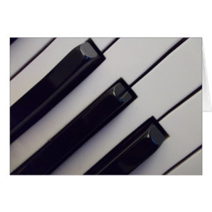 Pianot stämm kortet hälsningskort