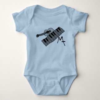 pianot stämm och gitarrbebisonsie t-shirt
