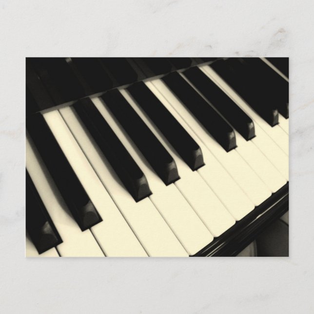 Pianotangent vykort (Framsida)