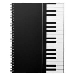 Pianotangentbord Anteckningsbok