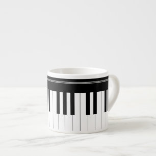 Pianotangentbord Espressomugg
