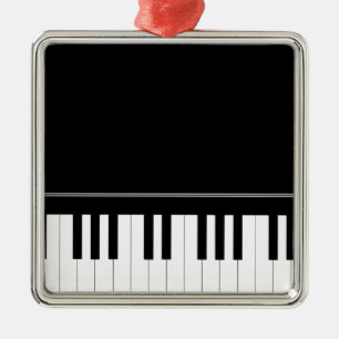Pianotangentbord Julgransprydnad Metall