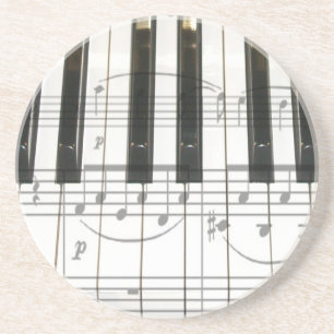 Pianotangentbord och musik noter underlägg