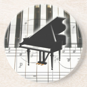 Pianotangentbord och musik noter underlägg