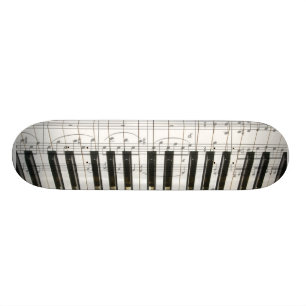 Pianotangentbord Old School Skateboard Bräda 21,6 Cm