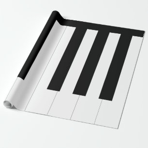 Pianotangentbord Svart och Vitt Tangentbord Musikä Presentpapper