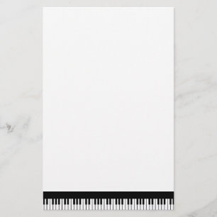 Pianotangentbordbrevpapper Brevpapper