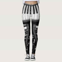 Pianotangentborddamasker Leggings