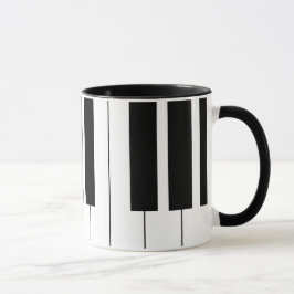 Pianotangentbordmugg Mugg