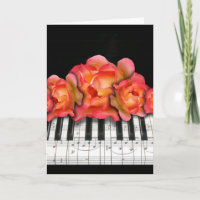 Pianotangentbordro och musik noter