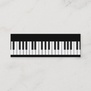Pianotangentbordtelefonkort