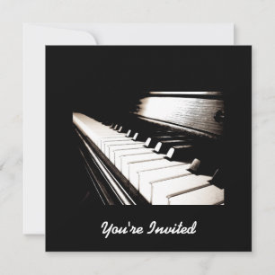 Pianotangentinbjudningar Inbjudningar