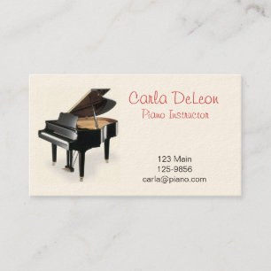 Pianovisitkort Visitkort
