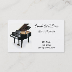 Pianovisitkort Visitkort