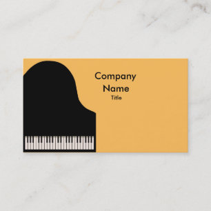 Pianovisitkort Visitkort