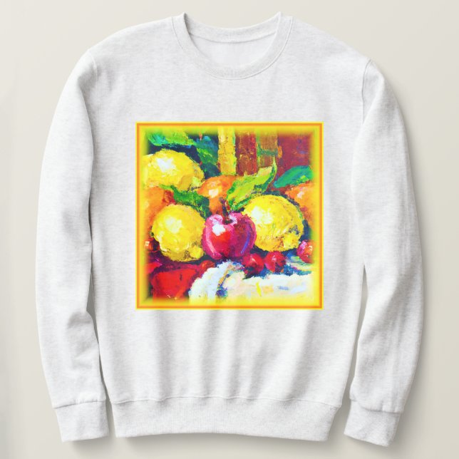 Piantering av tropiska frukter. Köp nu Lång Ärmad Tröja (Design framsida)
