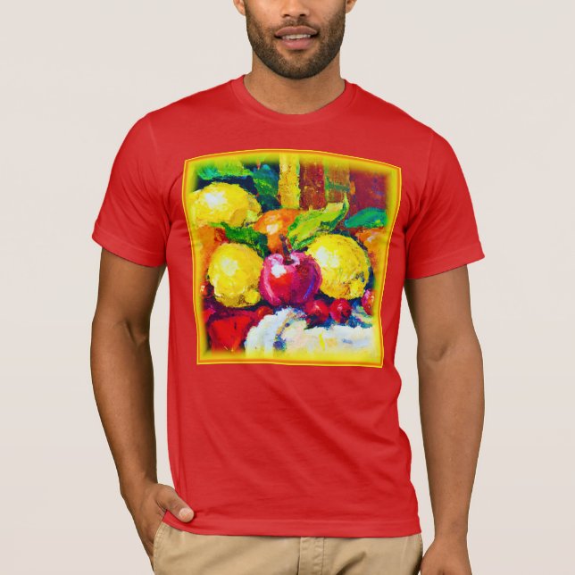 Piantering av tropiska frukter. Köp nu T Shirt (Framsida)