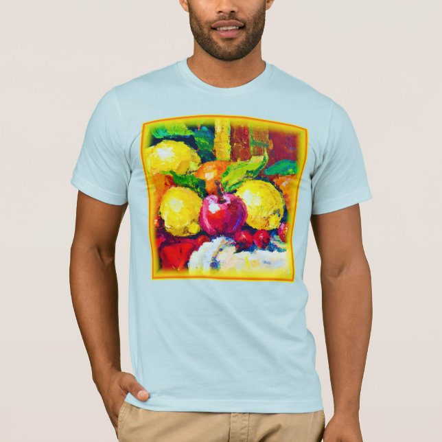 Piantering av tropiska frukter. Köp nu T Shirt (Framsida)