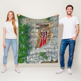 Piasa Bird Illinois Native American Legend Fleecefilt