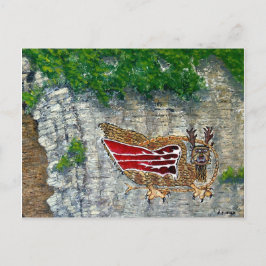 Piasa Fågel Illinois Indianlegend Vykort
