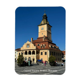 Piata Sfatului, Brasov, Rumänien, på en Magnet