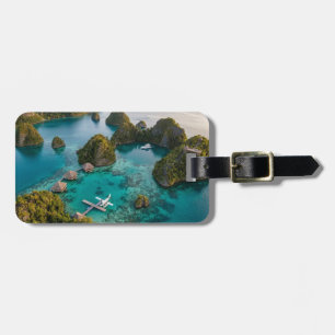 Piaynemo Raja Ampat-öarna Paradisiskt vy-konst Bagagebricka
