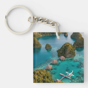 Piaynemo Raja Ampat-öarna Paradisiskt vykonst