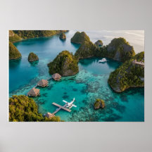 Piaynemo Raja Ampat Öarnas Paradisiska Utsikt Kons