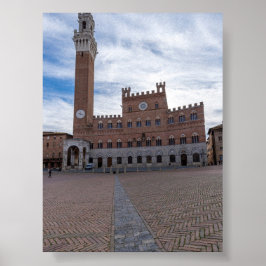 Piazza al Campo Siena Poster