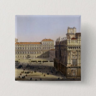 Piazza Castello, Turin som inristas av F. Citterio Knapp