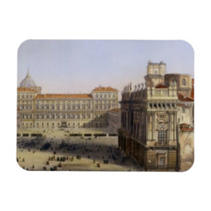Piazza Castello, Turin som inristas av F. Citterio Magnet