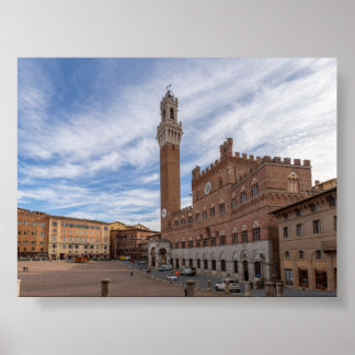 Piazza del Campo Siena Poster