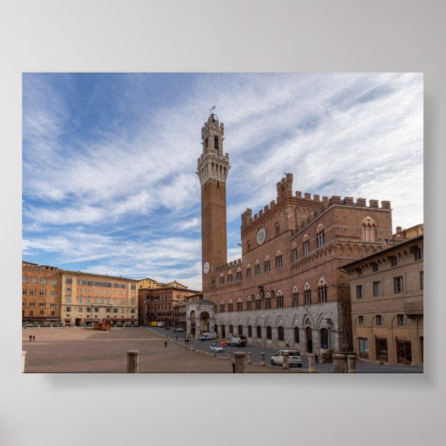 Piazza del Campo Siena Poster (Framsidan)